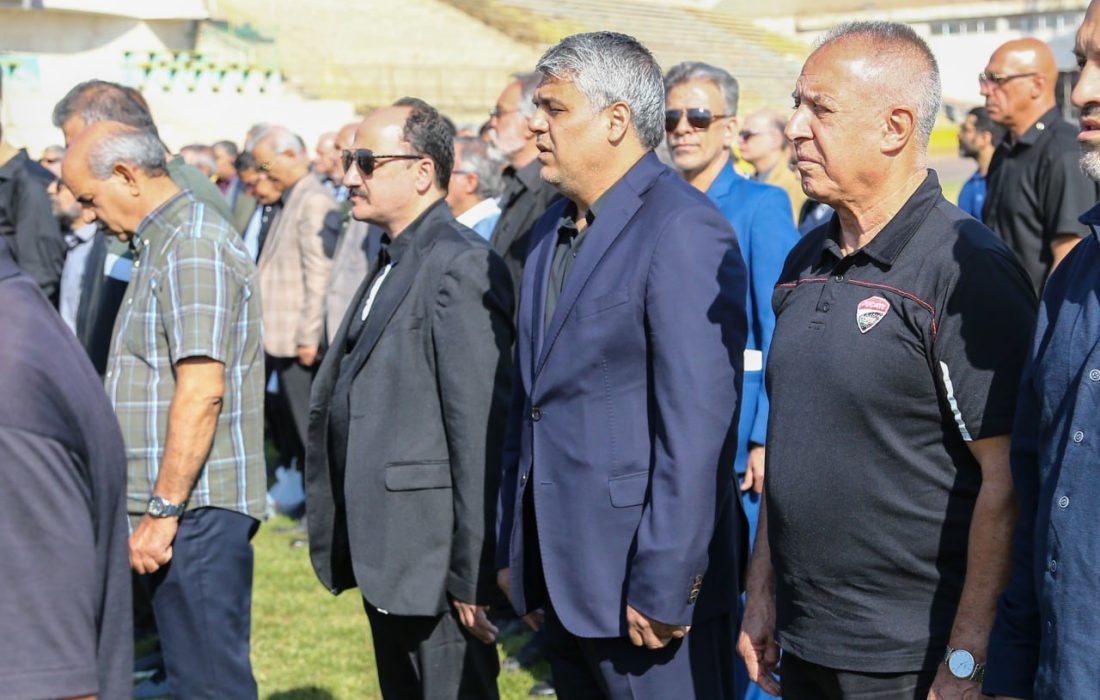 مراسم تشییع کارگر جم در حضور چهرههای سرشناس