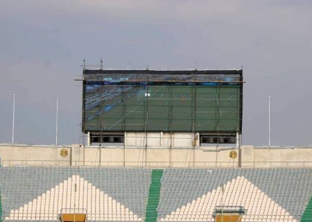 اسکوربرد ورزشگاه آزادی با تکنولوژی جدید نصب شد