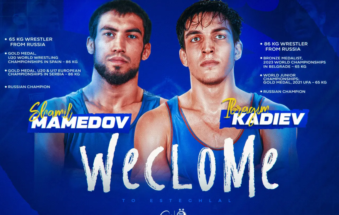 ورود دو ستاره کشتی روسیه به ایران؛ ممدوف و کادیف در ترکیب استقلال جویبار به میدان میروند